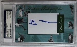 MARK SPITZ AUTOGRAFI STORICI IMPAREGGIABILI TAGLIO FIRMATO AUTO PSA/DNA OLIMPIADI NUOTATORE - Foto 1 di 2