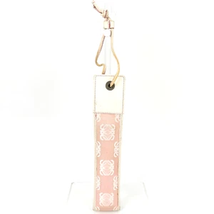 LOEWE Anagrama Bolsa Denim Shell Mini Skinney Cuero Rosa Auténtico - Imagen 1 de 20