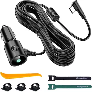 Dash Camera Car Charger USB-C Interfaces L-Type Driving Recorders Power Cord - Picture 1 of 11