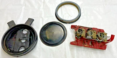 Colector de admisión Pontiac Tripower 62-65, carbohidratos y carburador respirador purificador de aire Foto 1 de 4