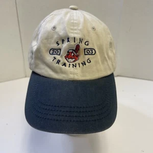 Vintage Cleveland Indians 2003 Spring Training StrapBack Hat Cap Chief Wahoo - Picture 1 of 7