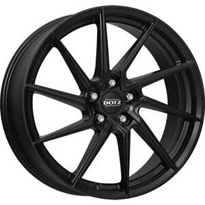 Dotz Spa black wheels 7.5Jx17 ET48 5x114,3 for Lexus IS rims