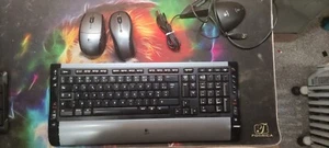 lot clavier et souris sans fil logitech fonctionnel - Photo 1/6