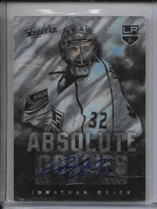 13-14 PANINI BOXING DAY LAVA FLOW AUTOGRAPH #8 JONATHAN QUICK AUTO 1/1 KINGS - Picture 1 of 1