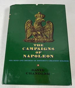 The Campaigns of Napoleon by David G. Chandler 1966 BCE Macmillan HCDJ - Picture 1 of 11