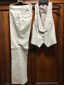 Express Design Studio karierte Hose & passende Weste (Vintage) - Bild 1 von 12