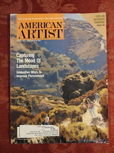 AMERICAN ARTIST August 1993 Adam Schnitzer Herman Maril Mary Close Steve Allrich - Picture 1 of 1