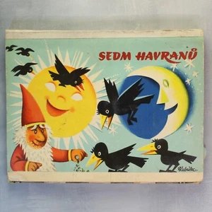 KUBASTA Pop up book. Seven Ravens. Brother Grimm Children's book 1969 Book-toy🎁 - Imagen 1 de 21