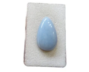 Angelit Anhydrit Angelite Cabochon 28,5x17,2 mm 25 ct. Nr. U31825 - Bild 1 von 1