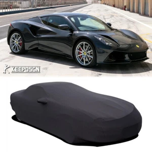 Full Car Cover Satin Stretch Scratch Dust Proof Indoor Protector For Lotus Emira - Picture 1 of 12