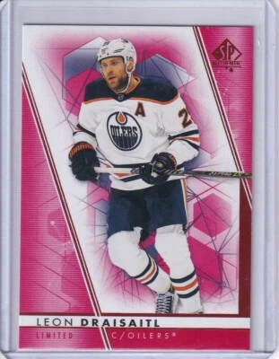 2022-23 SP Authentic Hockey-#1 Leon Draisaitl Red Parallel - Image 1 of 2