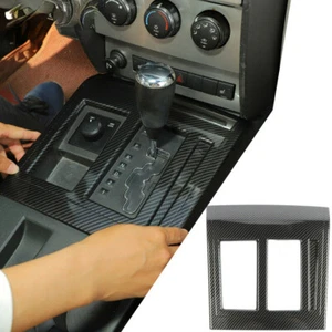Gear Shift Panel Trim Decor Cover Sticker For Dodge Nitro 2007-2012 Carbon Fiber - Picture 1 of 8