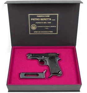PISTOL PRESENTATION CUSTOM DISPLAY CASE BOX for BERETTA  m1935 cal. 7,65 mm WWII - Picture 1 of 13