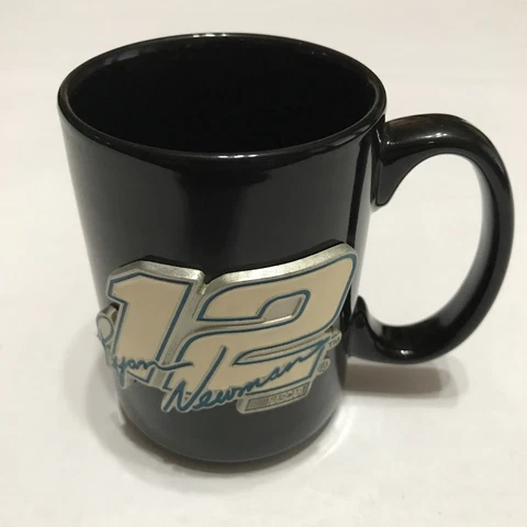 Ryan Newman #12 NASCAR Large Black Coffee Mug Cover