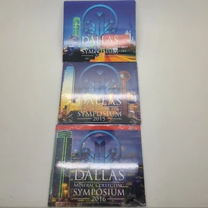 MINERALOGISCHE SCHALLPLATTE DVD SET Dallas Mineralsammelsymposium 2014 2015 2016 - Bild 1 von 12