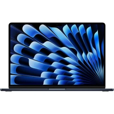 Apple 15" MacBook Air M3 Midnight 8GB RAM 512GB SSD 10-Core GPU Hebrew English - Image 1 of 4