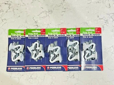 (10) WHITE Ceiling Hooks - Heavy Duty Swag Hook with Hardware for Hanging Plants - Image 1 of 4