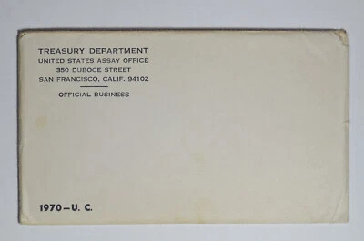 1970 US Mint Set Envelope - No Coins - Image 1 of 3
