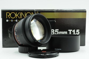 Rokinon 85mm T1.5 AS IF UMC CINE Lens Nikon F #242