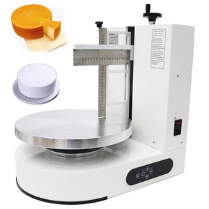 Cake Cream Spreading Coating Smearing Machine White Color for 6-14inch Cake 110V - Picture 1 of 24