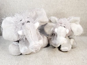 Peluche Ganz Webkinz Elephant HM007and Lil Kinz Elephant HS007 relleno sin códigos - Imagen 1 de 10