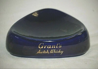 Cenicero Grant's Scotch Whisky Azul Cobalto Wade Regicor Londres Inglaterra De Colección Foto 1 de 4
