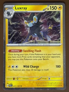 Luxray #071/193 Cosmos Holo SV02: Paldea Evolved Pokemon Card TCG - Picture 1 of 2
