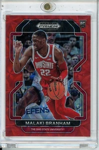 2022 Panini Prizm Draft Picks #63 Malaki Branham #63 Red Choice Prizm /88 - Picture 1 of 2