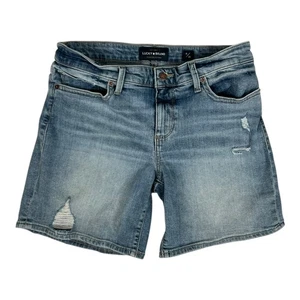 Lucky Brand Shorts Damen 8 29 blau Denim Jeans mittelhoher Bund abgenutzt Freizeit Sommer - Bild 1 von 6