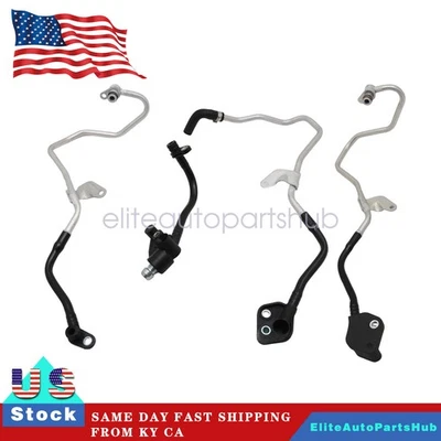 Juego de 4 líneas de refrigerante turbocompresor para MERCEDES G63 GLE63 GLS63 SL63 AMG Foto 1 de 4