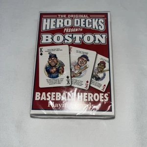The Original Unopened BOSTON RED SOX Baseball Heroes Playing Cards Poker Sized - Picture 1 of 5