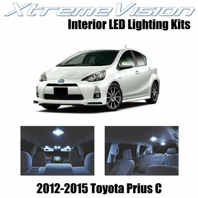 XtremeVision Interior LED for Toyota Prius C 2012-2015 (5 PCS) Cool White - Image 1 of 4