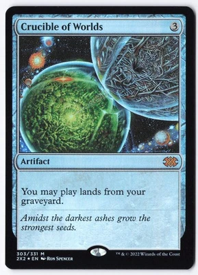 Crucible of Worlds M Double Masters 2022 303 NM - Image 1 of 2