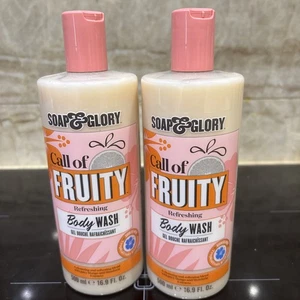 2 X Soap & Glory Call Of Fruity Body Wash 500ml Large - Picture 1 of 6