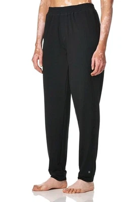 HUE Women's Solid French Terry Lounge Separates Comfort Pockets Solid Black 2X - Image 1 of 4