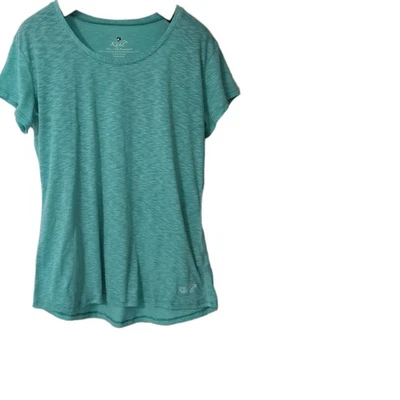 Camisa Top Kuhl Para Mujer Grande Verde Manga Corta Exterior Senderismo Camping  Foto 1 de 4