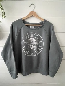 Felpa donna Smokey The Bear taglia L Grayson/threads Be Cool  - Foto 1 di 10