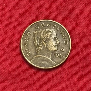 1964 Mexico 5 Centavos KM# 426 - Picture 1 of 2