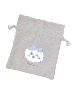 chikawa Drawstring pouch Hachiware Fluffy patch - Picture 1 of 8