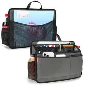 Briefcase Insert Organizer DocumentStorage Bag in Bag,MultiPocket,OfficeNeat (L) - Picture 1 of 13