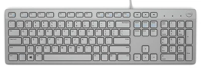 Dell KB216-GY USB Tastatur Grau QWERTZ DE Layout Kabel Neu Open Box OVP - Bild 1 von 3