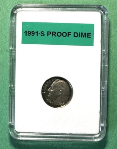 1991-S PP Roosevelt Dime U.S Mint - Bild 1 von 3