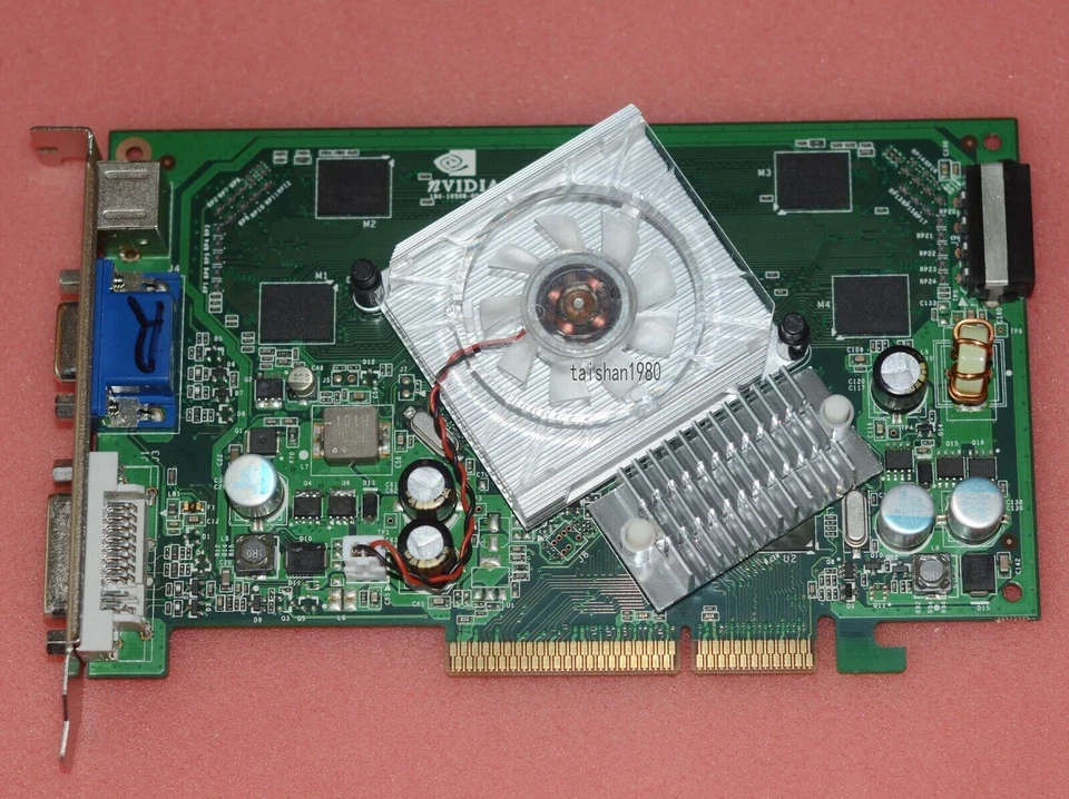 Nvidia GeForce 7600GS AGP 512MB Video Card TVO VGA DVI Stallone, Devil SWAT - Image 1 of 4