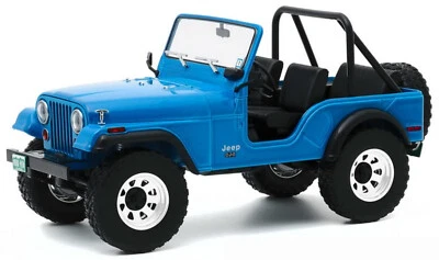 JEEP CJ-5 BLUE 1972 MORK & MINDY'S GREENLIGHT 19079 1:18 19079 GL19079 - Photo 1/2