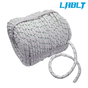 LABLT 3/8"×200' Double Braid Polyester Rope 1544Lbs Breaking Strength Bull Rope - Picture 1 of 6