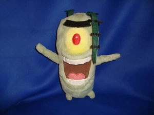 SpongeBob SquarePants Plankton Universal Studios Viacom Plush & Beans 9" - Bild 1 von 6