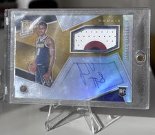 2018-19 Panini Spectra Jarred Vanderbilt Gold /10 TRUERPA Tri-Color On-Card Auto