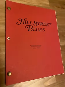 HILL STREET BLUES TV Series Original 1985 Script, Norman Alden (Aquaman) Owned - Picture 1 of 9