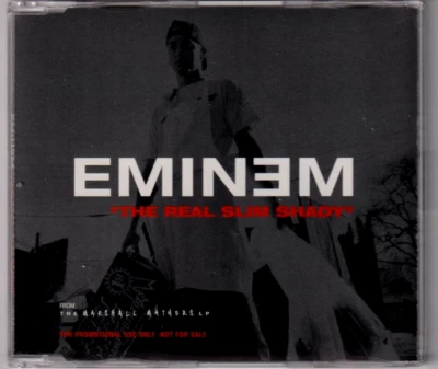 2 TRACK (PROMO) MAXI CD SINGLE EMINEM THE REAL SLIM SHADY - Photo 1/2