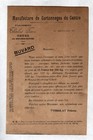 ORVAL / SAINT-AMAND-MONTROND (18) Buvard USINE de CARTONNAGES "THIOLAT" en 1910